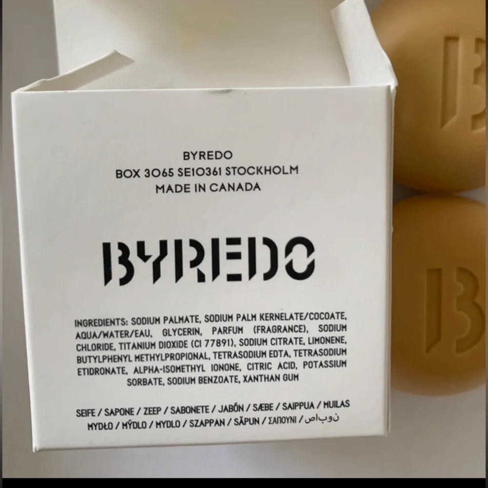 Byredo Bal D’Afrique 2 luxurious soap bars in Lovely Amber Bundle Deal